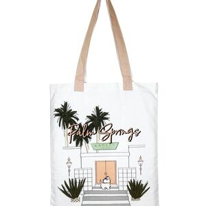 NWT RADLEY London Palm Springs California Responsible Medium Canvas Tote Bag